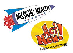 Mission: Health and Act Now logos Mission: Health and Act Now logos
